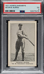 1921 Herpolsheimer's Clothing George H. Burns PSA EX 5 - 1 of 2 - Highest Graded!