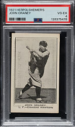 1921 Herpolsheimer's Clothing John Graney PSA VG-EX 4 - 1 of 1 - Highest Graded!