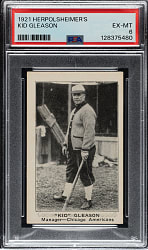 1921 Herpolsheimer's Clothing Kid Gleason PSA EX-MT 6 - 1 of 1 - Highest Graded!