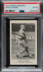 1921 Herpolsheimer's Clothing Amos Strunk PSA EX-MT 6 - 1 of 1 - Highest Graded!