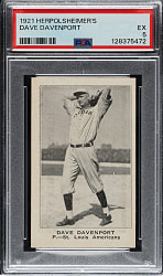 1921 Herpolsheimer's Clothing Dave Davenport PSA EX 5 - 1 of 1 - Highest Graded!