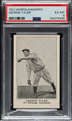 1921 Herpolsheimer's Clothing George Tyler PSA EX-MT 6 - 1 of 1 - Highest Graded!