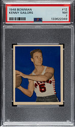 1948 Bowman Basketball #12 Kenny Sailors PSA NM 7