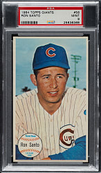 1964 Topps Giants #58 Ron Santo PSA MINT 9