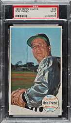 1964 Topps Giants #28 Bob Friend PSA MINT 9