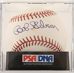 Bob Gibson Single-Signed Baseball PSA/DNA GEM MINT 10