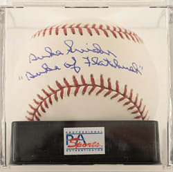 Duke Snider Single-Signed Baseball with "Duke of Flatbush" Inscription PSA/DNA GEM MINT 10