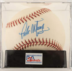 Pedro Martinez Single-Signed Baseball PSA/DNA NM-MT 8