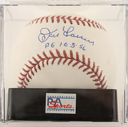 Don Larsen Single-Signed Baseball PSA/DNA GEM MINT 10