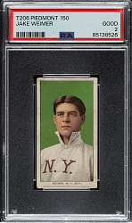 1909-1911 T206 White Border Jake Weimer PSA GOOD 2