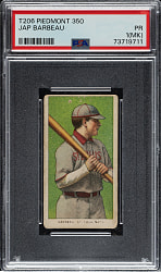 1909-1911 T206 White Border Jap Barbeau PSA POOR 1 (MK)