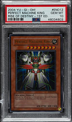 2004 Yu-Gi-Oh! Rise of Destiny 1st Edition #EN012 Perfect Machine King Ultra Rare PSA GEM MINT 10