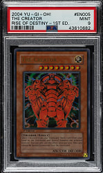 2004 Yu-Gi-Oh! Rise of Destiny 1st Edition #EN005 The Creator Ultra Rare PSA MINT 9