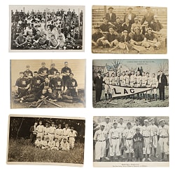 1910-Era Baseball Team Postcard Collection (20)