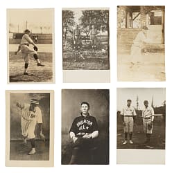 1907 to 1920s Baseball Real-Photo Postcard Collection (22)