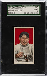 1909-1911 T206 White Border Al Bridwell Portrait with Cap SGC VG/EX 50