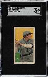 1909-1911 T206 White Border Joe Tinker Bat Off Shoulder SGC VG 3