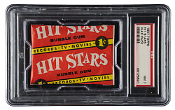 1957 Topps "Hit Stars" Unopened Wax Pack PSA NM 7
