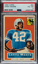 1956 Topps Football #60 Lenny Moore Rookie PSA VG-EX 4