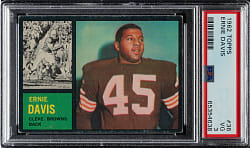 1962 Topps Football #36 Ernie Davis Rookie PSA VG 3