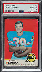 1969 Topps Football #120 Larry Csonka Rookie PSA VG-EX 4