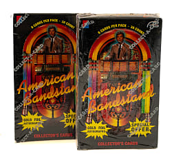 Pair of 1993 Collect-A-Card "American Bandstand" Factory-Sealed Unopened Wax Boxes (2 Boxes, 72 Packs)