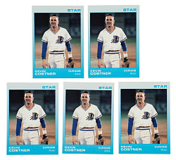 1988 Star Company Durham Bulls Kevin Costner Collection (5) - Crash Davis from "Bull Durham"