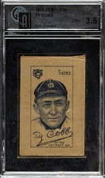 1911 S74 Tobacco Silks - Colored - Ty Cobb GAI VG+ 3.5