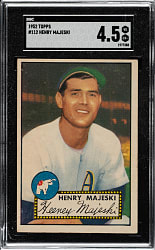 1952 Topps #112 Henry Majeski SGC VG/EX+ 4.5