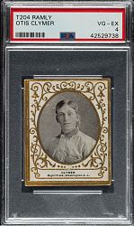 1909 T204 Ramly Tobacco Otis Clymer PSA VG-EX 4