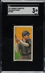 1909-1911 T206 White Border Frank Chance Batting SGC VG 3