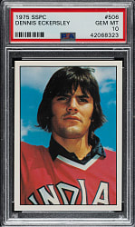 1975 SSPC #506 Dennis Eckersley PSA GEM MINT 10