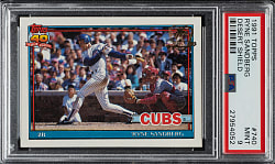 1991 Topps #740 Ryne Sandberg PSA MINT 9