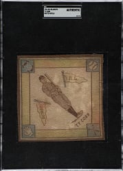 1914 B18 Blankets Ty Cobb White Infield Variation SGC Authentic