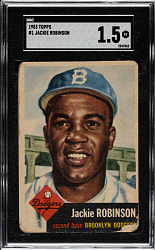 1953 Topps #1 Jackie Robinson SGC FAIR 1.5