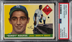 1955 Topps #123 Sandy Koufax Rookie PSA Authentic