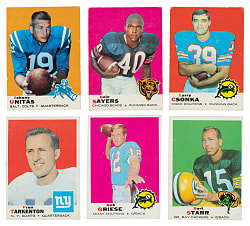 1969 Topps Football Near-Complete Set (229/263)