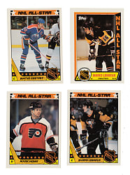 1987-1988 and 1989-1990 Topps Hockey Sticker Complete and Near-Complete Set Collection (9 Sets, 293 Cards) Plus 204 Duplicates