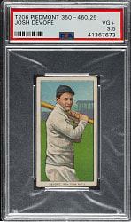 1909-1911 T206 White Border Josh Devore PSA VG+ 3.5