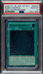 2005 Yu-Gi-Oh! Cybernetic Revolution 1st Edition #EN046 Bubble Shuffle Ultimate Rare PSA GEM MINT 10