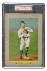 1911 T3 Turkey Red #2 Bill Bergen PSA VG+ 3.5