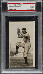 1914 T222 Fatima Cigarettes Hughie Jennings PSA VG-EX 4 (MC)
