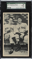 1936 R313 National Chicle "Fine Pen" Lefty Gomez/Red Ruffing SGC GOOD+ 35