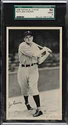 1936 R313 National Chicle "Fine Pen" Joe Cronin SGC VG/EX 50