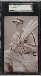 1947-1966 Exhibits Stan Musial Kneeling SGC EX 60