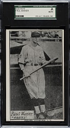 1929 R315 "Portraits and Action" Paul Waner SGC Authentic