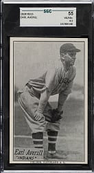 1928 R315 "Portraits and Action" Earl Averill SGC VG/EX+ 55