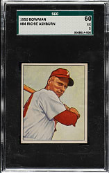 1950 Bowman #84 Richie Ashburn SGC EX 60
