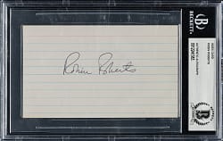 Robin Roberts Signed Index Card - Beckett