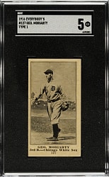 1916 M101-4 Everybody's Clothing Store (Type 1) #127 Geo. Moriarty SGC EX 5